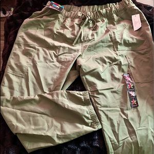 SCRUBSTAR 🧪 Olive Premium Jogger Scrub cargos